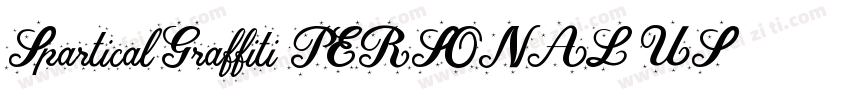 Spartical Graffiti PERSONAL USE Re字体转换